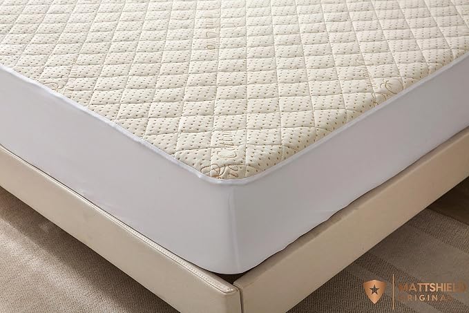 Luxury Quilted Organic Cotton Mattress Protector California King - Image 9