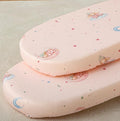 SDY Jersey Bassinet Sheets for Baby Girls, 32 "x 16 "x 4", 2 Pack, Super Soft by SDYSoftnessDefinedbyYou