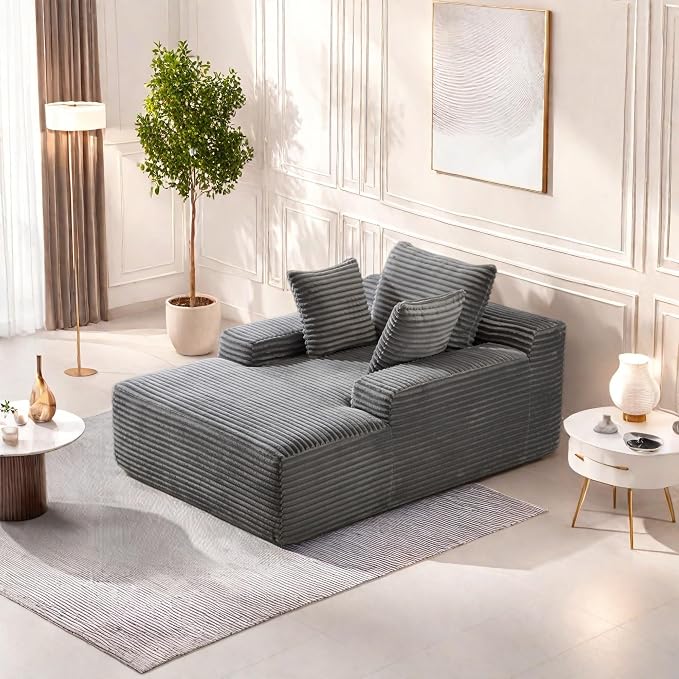 Chaise Lounge Chair Indoor, Oversized Comfy Fluffy Cloud Couch - Image 7