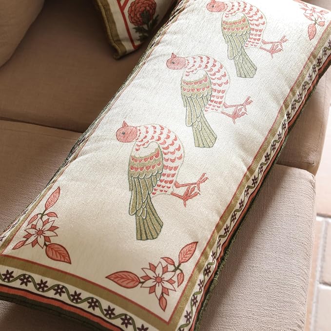 Rectangle Throw Pillow Covers Pack of 2, Velvet Farmhouse - Image 3