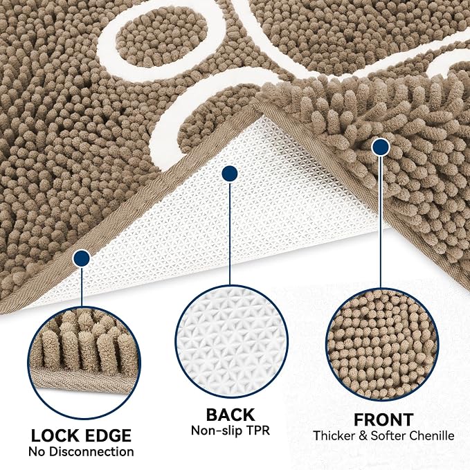 Bcoimo Super Absorbent Dog Door Mat, Pet Rugs - Image 3