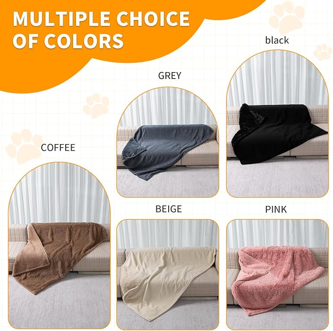 Waterproof Calming Dog Bed Covers Pets Blanket - Image 9