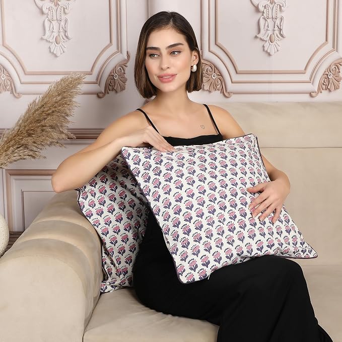 SheetKart Pure Cotton Throw Pillow Covers - Image 3