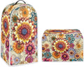 Bright Floral Blender Cover Toaster Cover Boho Mandala Floral 2 Slice Coffee by Pointodoor