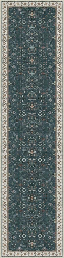 Dark Green Kitchen Rug 12 ft Long - Image 2