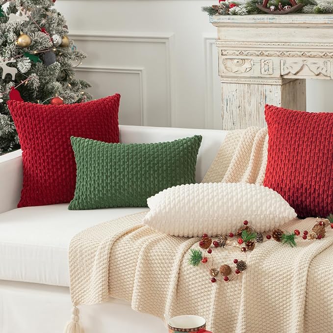 Kevin Textile 14x24 Inch Pillow Cover 1 Pack Boho Christmas Decorative Soft - Image 6