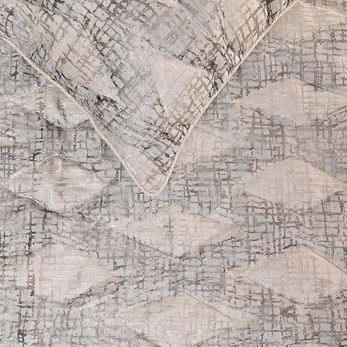 The HomeCentric King Queen Twin Grey Decorative King 90"x18" Bed Runner - Image 3