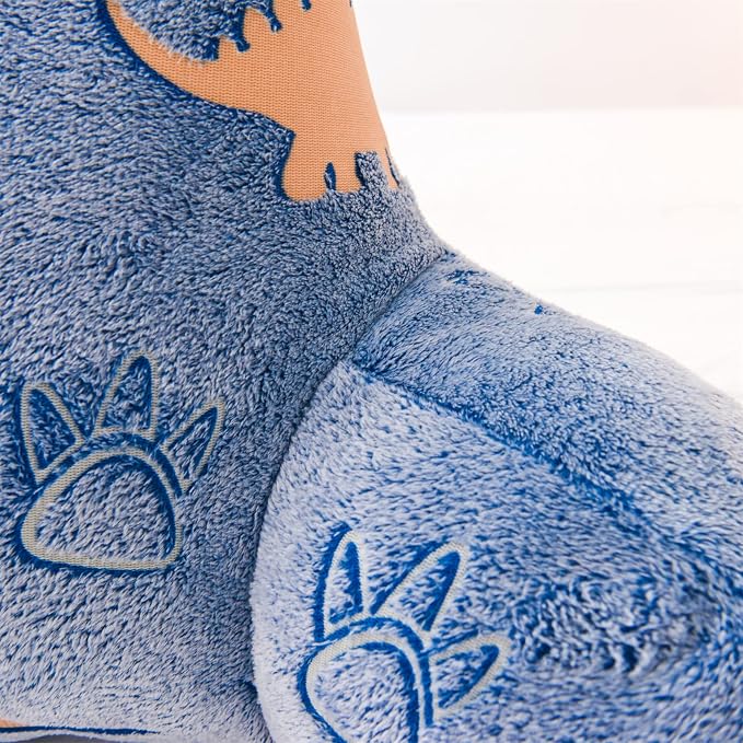 Meeting Story Dinosaurs Reading Pillows Rabbit Faux Fur Shaggy - Image 9