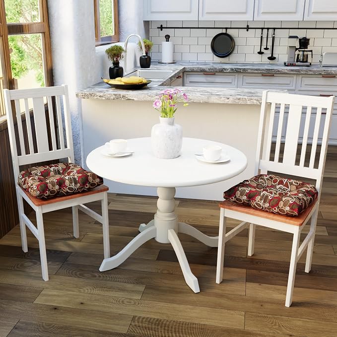 Klear Vu Gripper Overstuffed Universal Non-Slip Dining Chair Cushions - Image 7