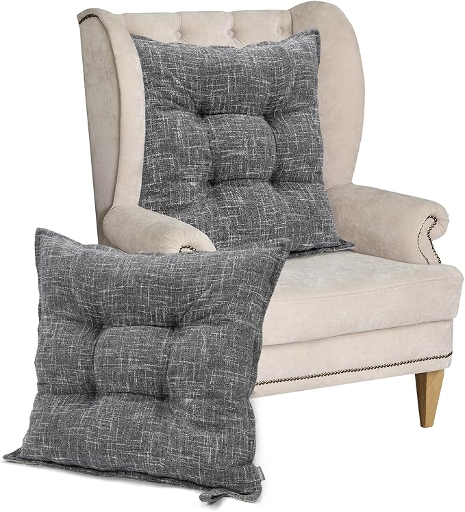 SINSOSSO Large Floor Pillows 22", Thickened Bite-Size Memory Foam Square - Image 7