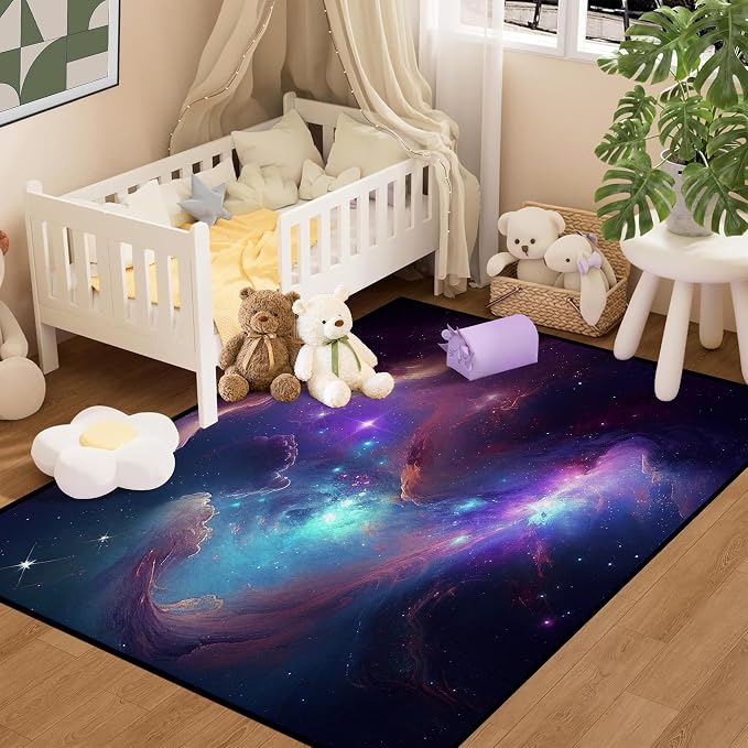 Galaxy Area Rug Bedroom Living Room - Image 4