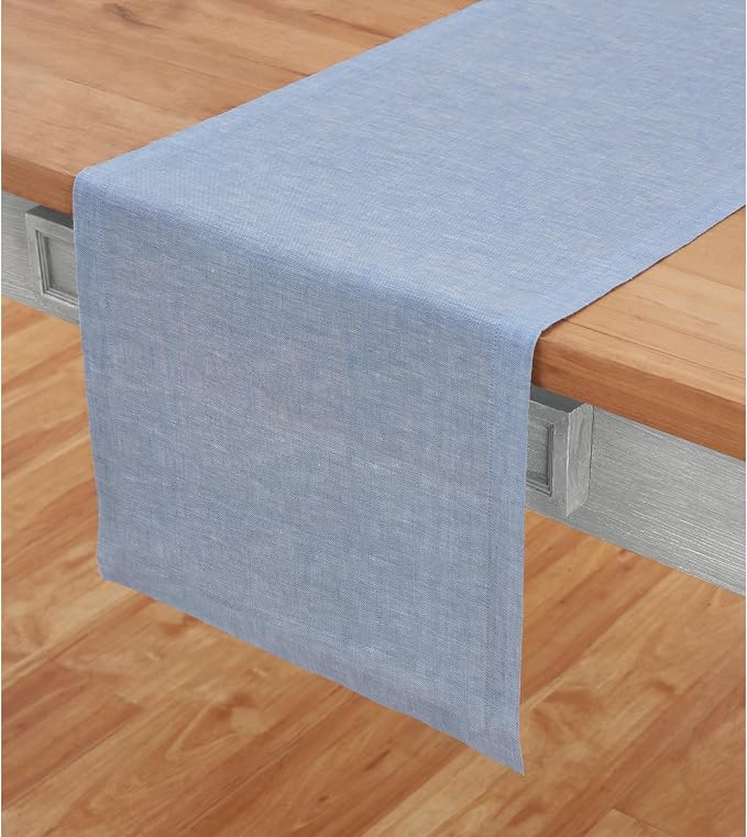Solino Home Linen Table Runner 108 Inches Long by SolinoHome