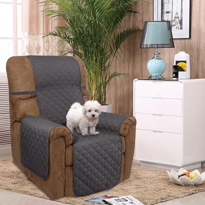 U-NICE HOME Recliner Chair Covers Reversible Chair Cover Pet Covers - Image 2
