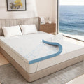 OhGeni 3 Inch Cooling Queen Size Gel Memory Foam Mattress Topper Pad, Washable by OhGeni