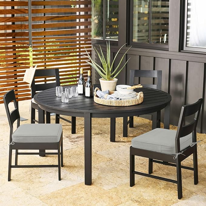 Outdoor Sunbrella Square Corner Seat Cushion, 18.5"x16"x3", Non Slip Outdoor - Image 3
