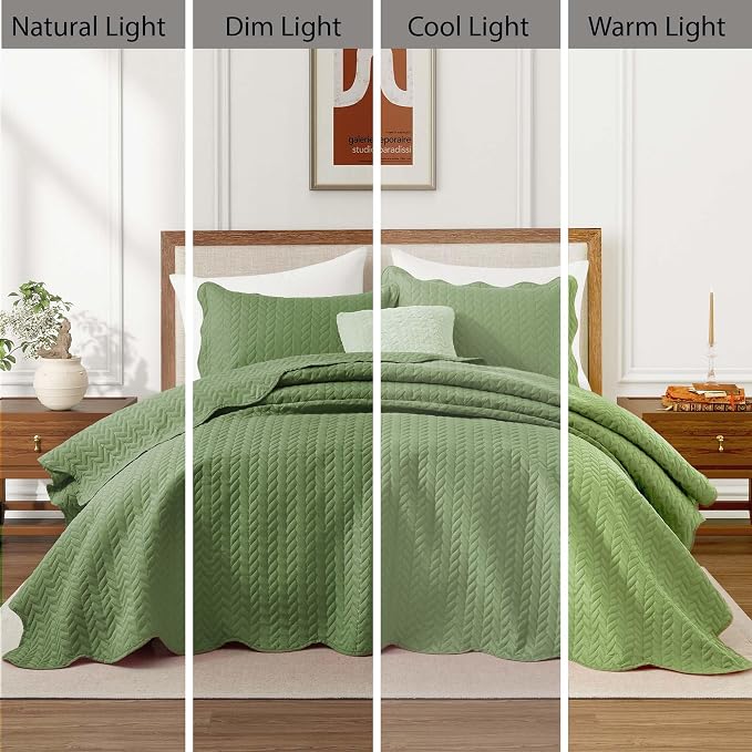 IR Imperial Rooms Twin Quilt Bedding Set Size + 1 Pillow Shams - Image 7