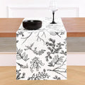 Solino Home 100% Pure Linen Christmas Table Runner 72 Inches Long by SolinoHome