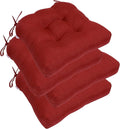 RACE LEAF Patio Chair Cushions 19x19 4 Pack, Thickened Outdoor Seat Cushions by RACELEAF