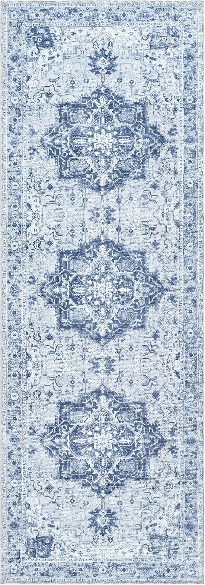 Bloom Rugs Washable Non-Slip 7 ft Runner - Image 3