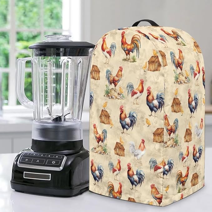Farm Rooster Blender Cover Dust Cover Appliance Dust Cover by Unknown