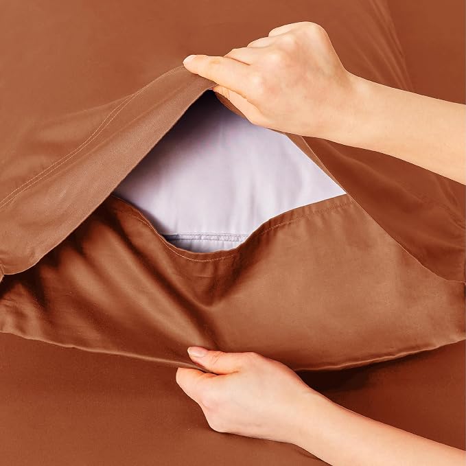 Bedsure Full Size Bed Sheets, Cooling Sheets, Rayon Derived from Bamboo - Image 5