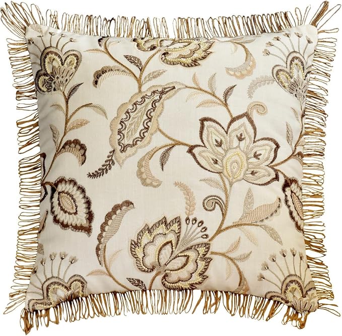 The HomeCentric King/Queen/Twin Beige Decorative Bed Runner CA King 86"x18" Bed - Image 6