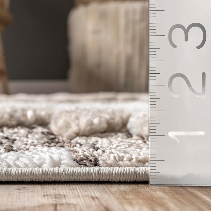 nuLOOM Adelade Beige/Ivory, Southwestern, Soft and Cozy, High Traffic, Stain - Image 2