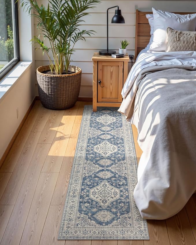 Lahome Oriental Hallway Runner Rug Non Slip, 2x8 Washable Runners - Image 4
