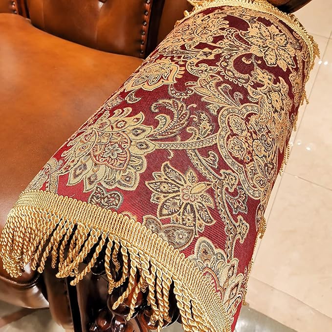 LUFEIJIASHI Luxury Couch Arm Covers, Washable Armrest Protectors - Image 6