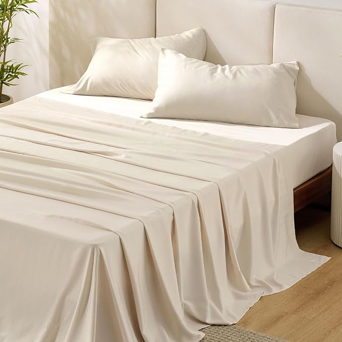 Bedsure King Size Sheets Set, Cooling Sheets by BEDSURE