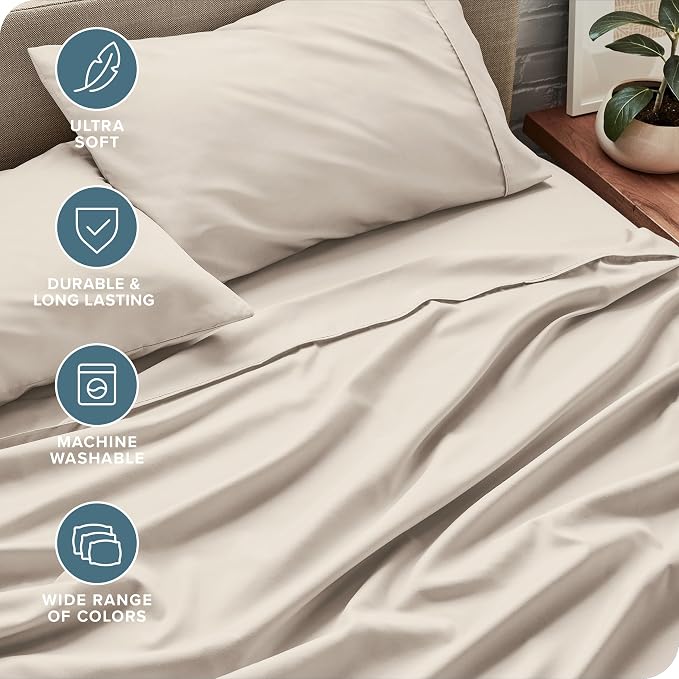 Bare Home Split King Sheet Set - Image 5