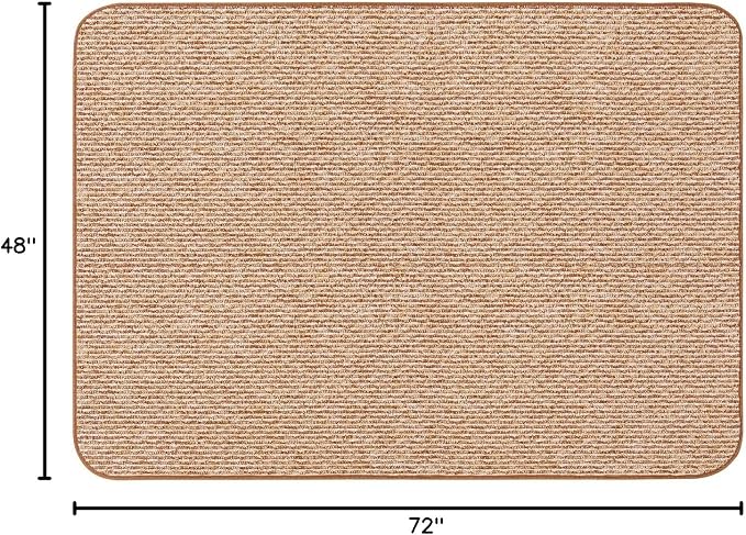 House, Home and More Skid-Resistant Carpet Indoor Area Rug Floor Mat - Image 3