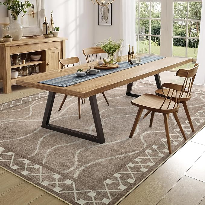 Area Rugs 6x9 Washable Rug, Non-Slip Rugs - Image 8