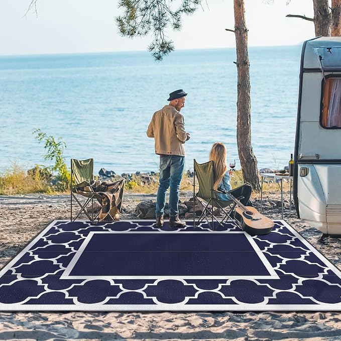 GENIMO 10' x 14' Outdoor Rug Waterproof - Image 3