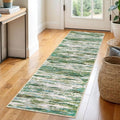 2x6 Modern Abstract Runner Rug for Hallway, Non-Shedding Washable Rug for by SiiloomRug