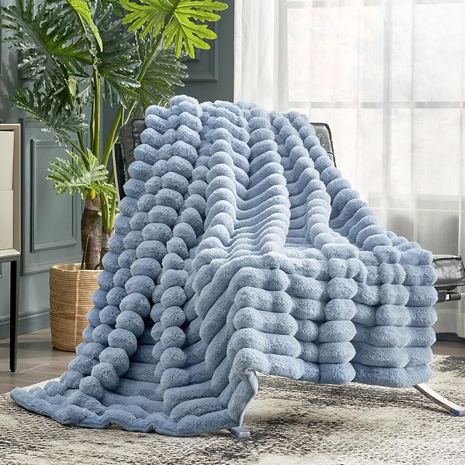 Cozy Bliss Faux Fur Throw Blanket - Image 9