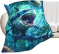 Funny Shark Blanket Fantasy Shark Throw Blanket Shark Gifts and Decor Shark by citari