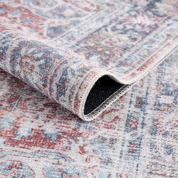 Bloom Rugs Caria Washable Non-Slip 7 ft Runner - Image 4