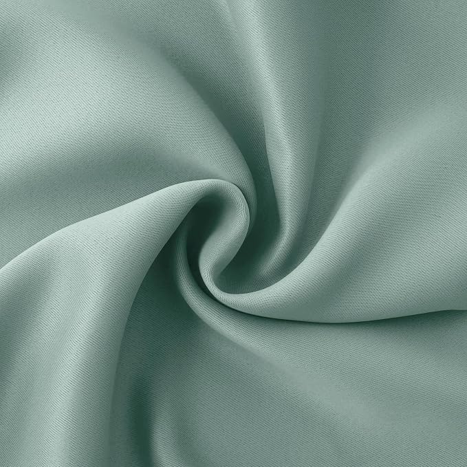 BGment Sage Green Blackout Curtains 40 Inches Long - Image 7