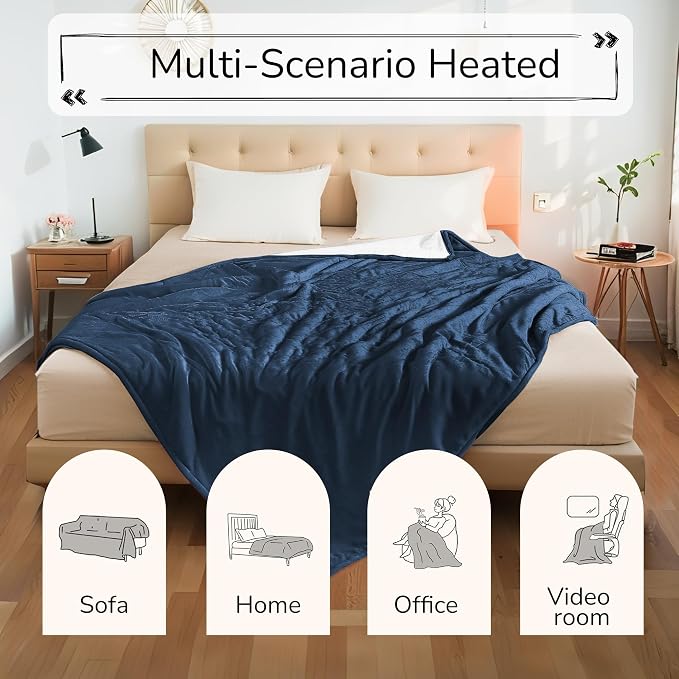 Electric Heated Blanket Queen Size 84"x90" - Image 6