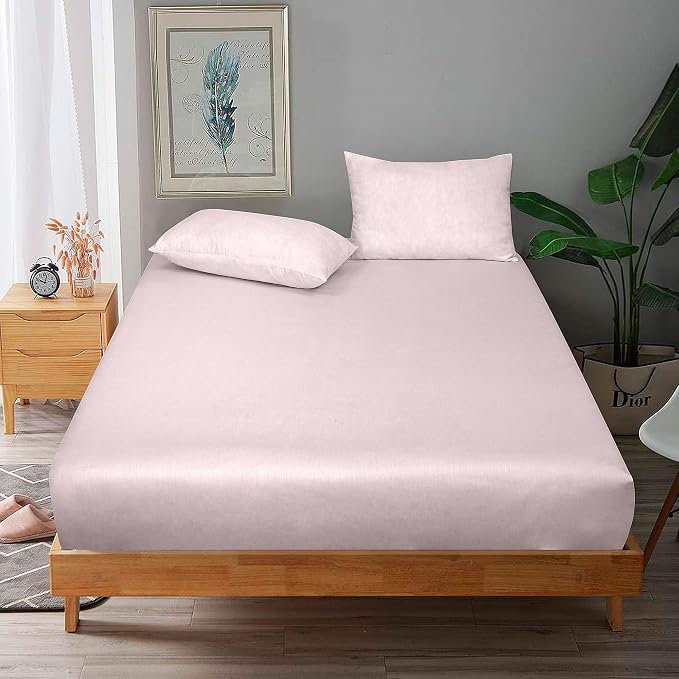 ROYALE LINENS 300 Thread Count 100% Long Staple Combed Cotton Fitted Sheet King - Image 9