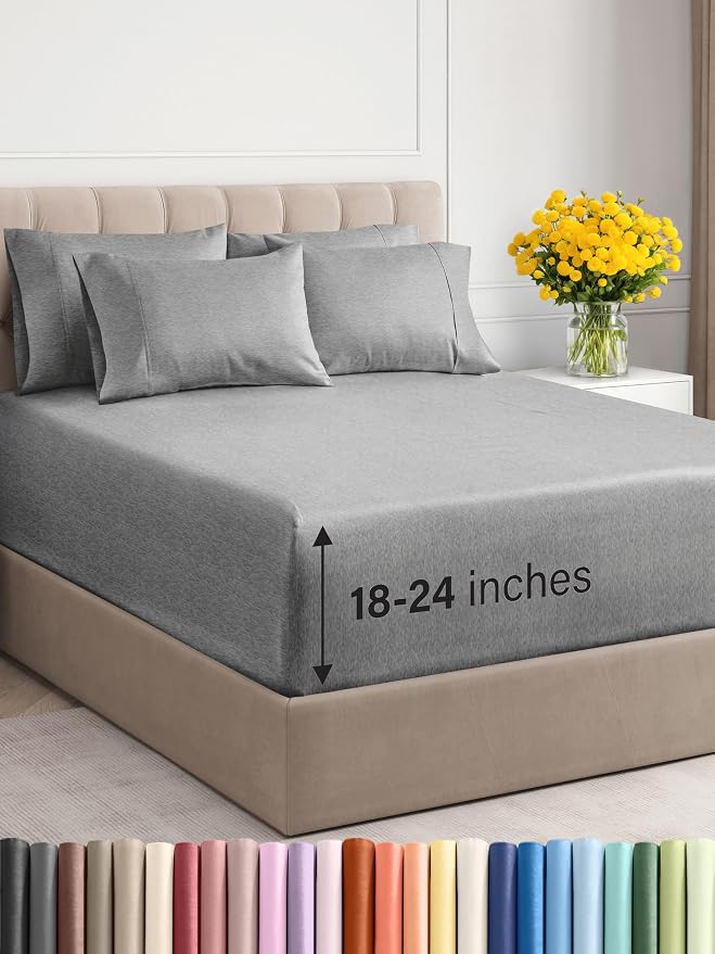 Extra Deep Cal King Sheet Set by CGKUnlimited