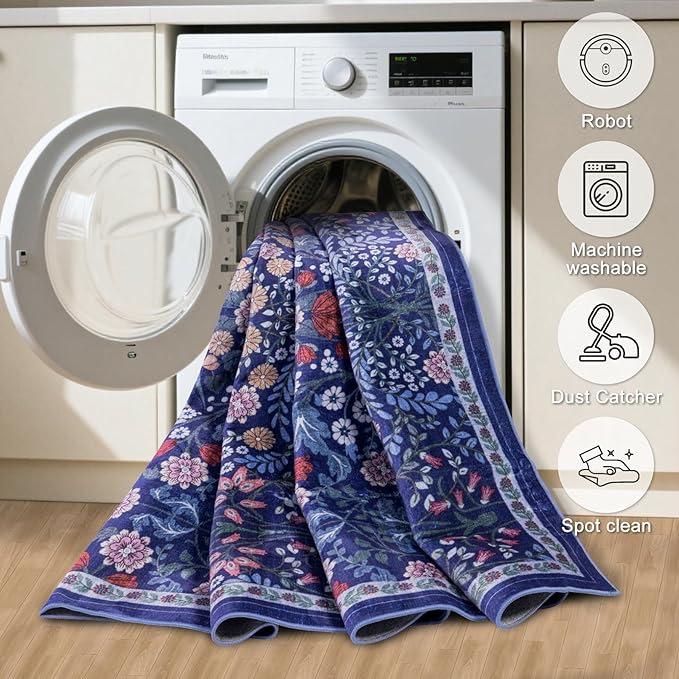 Runner Rug for Entryway: 2x6 Kitchen Rugs Non Slip Washable Ultra-Thin Soft - Image 7