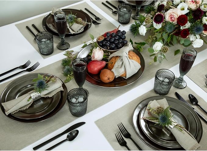 Solino Home Linen Natural Table Runner 36 Inches - Image 3