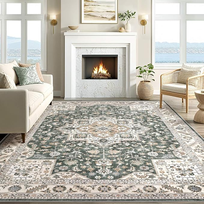 Vintage Living Room Area Rug 6x9 - Image 5