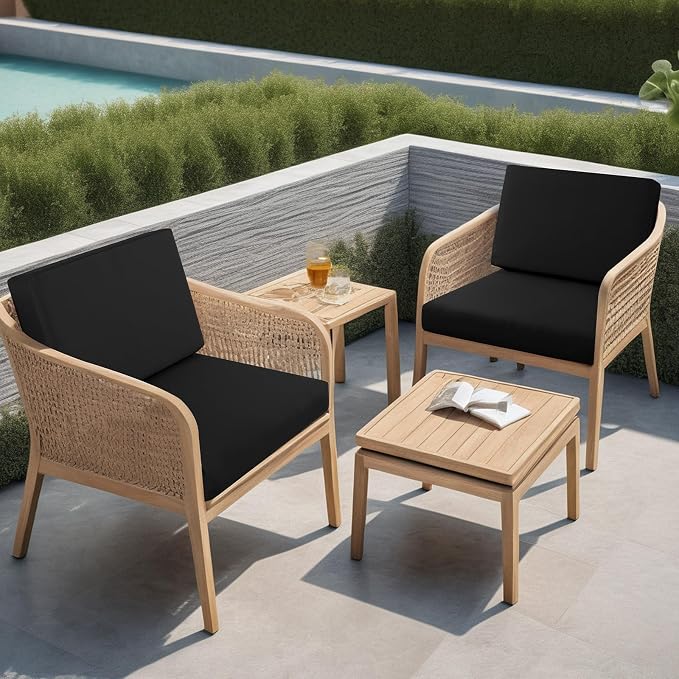 idee-home Outdoor Cushions for Patio Furniture, Outdoor Seat Cushion, - Image 4