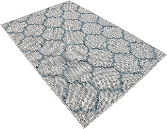 Unique Loom Outdoor Trellis Collection Area Rug - Image 5