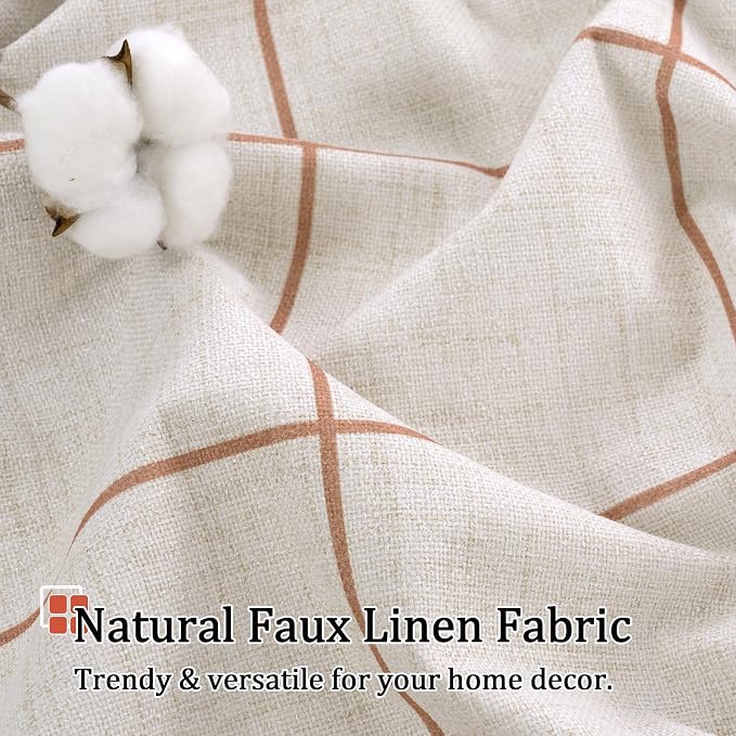 Linen Blackout Curtains for Bedroom - Image 5