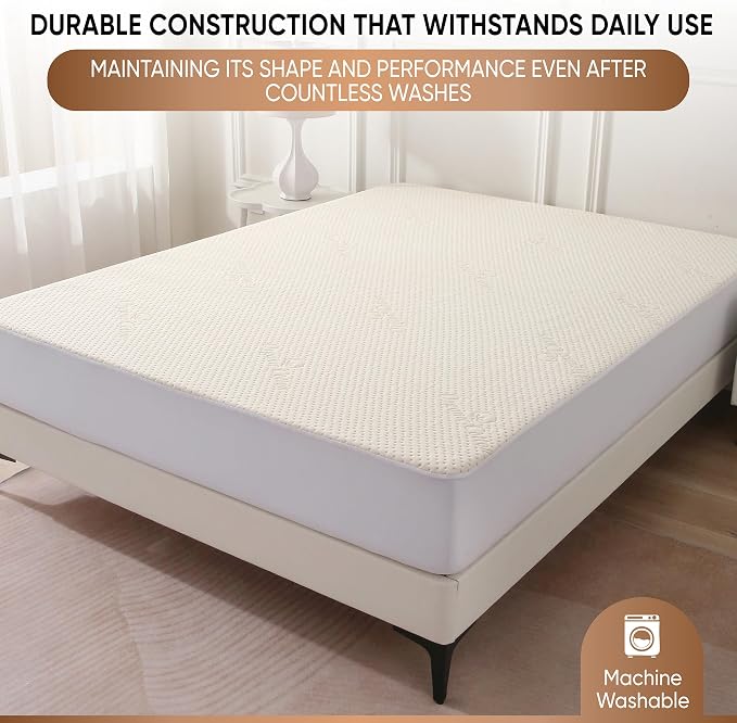 Luxury Waterproof Organic Mattress Protector Full - Image 4