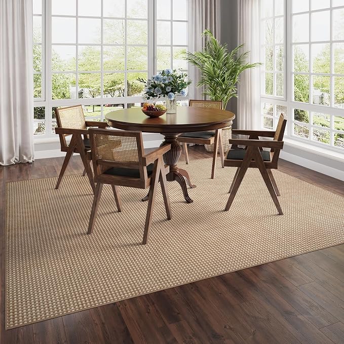 Boho Washable Area Rugs 6x9 ft, Non Slip Area Rug - Image 2